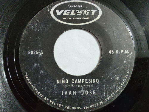Vinilo Single De Iván José Madre Es Navidad (ll197
