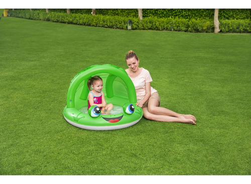 Piscina Inflable Con Sombra Para Bebés 97x66cm Bestway