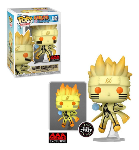 Naruto Modo Kurama Exclusivo Aaa Funko Pop Naruto Shippuden