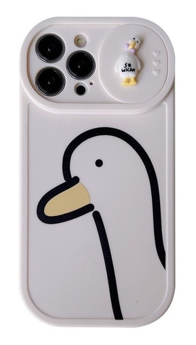 Funda Protectora De Lente De Cámara Con Diseño De Pato 3d De