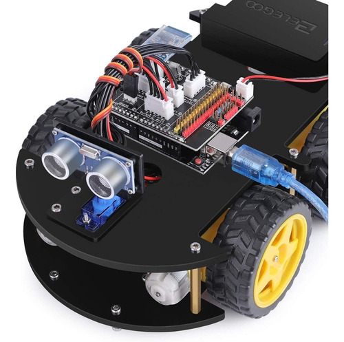 Elegoo Uno R3 De Proyecto Smart Kit Robot De Coches V 3.0 Pl
