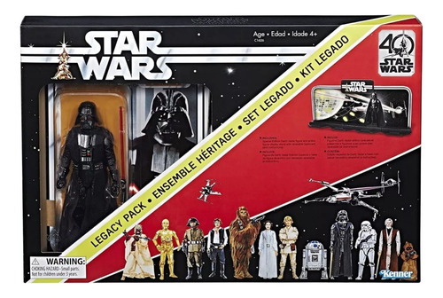 Darth Vader 40 Aniversario Star Wars 6 Pulgadas Legacy Pack