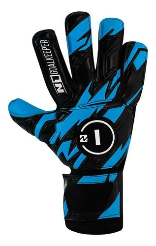 Guantes De Arquero N1 Starter Azul Celeste 9