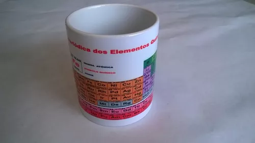 Caneca Tabela periódica dos Elementos