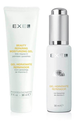 Gel Hidratante Reparador Con Vitamina C Exel 30 Ml