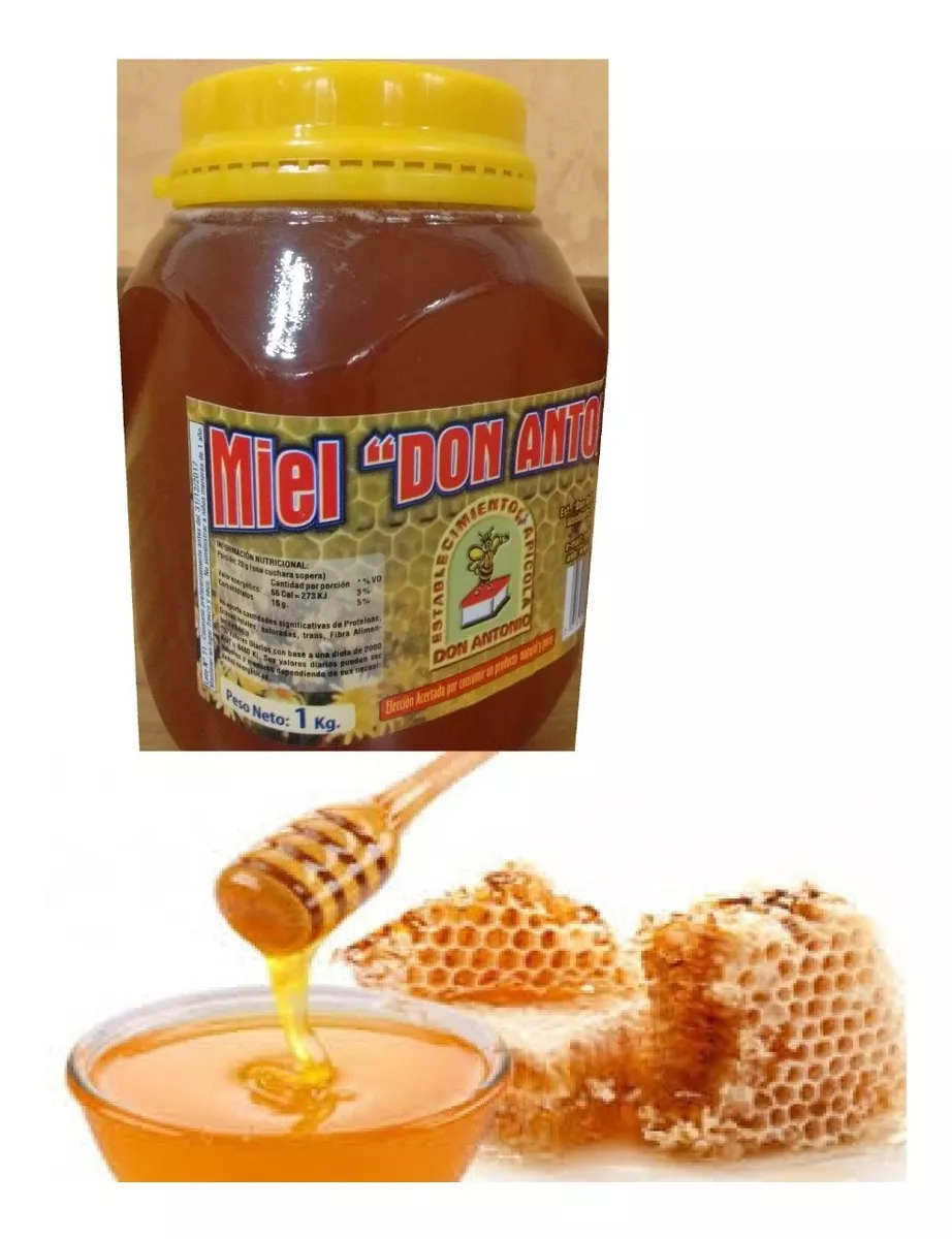 Tercera imagen para búsqueda de miel abeja pura 1 kg