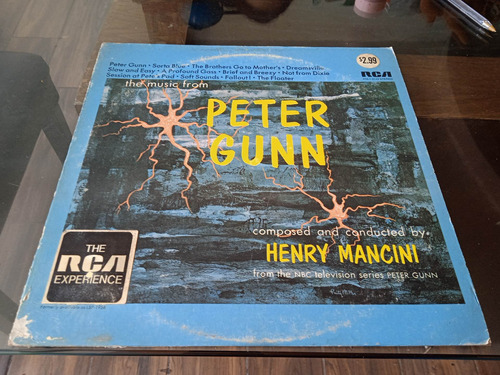 Lp Peter Gunn Henry Mancini En Formato Acetato,long Play