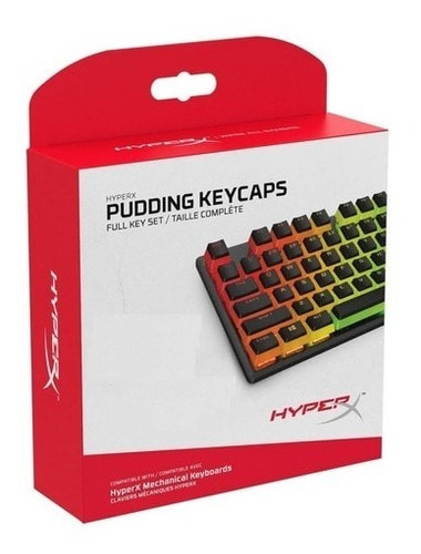 Cobertor De Teclas Hyperx Pudding Keycaps (hkcpxa-bk-la/g)