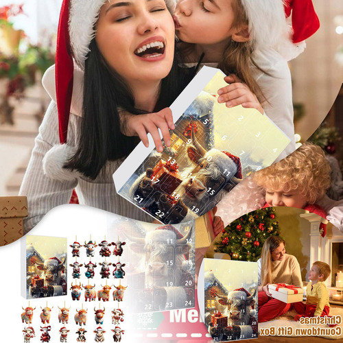 Set De Regalo B Santa Claus Con Cuenta Regresiva Para Navida