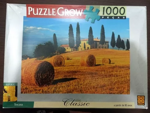 Quebra-Cabeça - 1000 Peças - Toscana - Itália - Grow