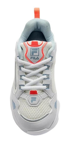 Imagem 3 de 5 de Tênis Infantil Feminino Fila Attrek Branco Casual Original