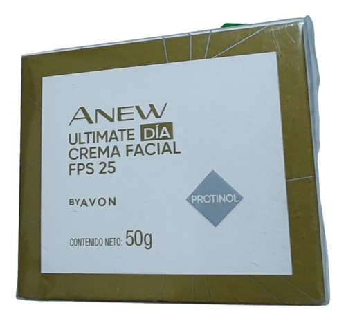 Crema Dia Rostro Anew Dorada 50g Avon Fps 25