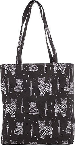 Bolso De Dama Sourpuss Brand - Cholo Cat - Tote Bag Purse