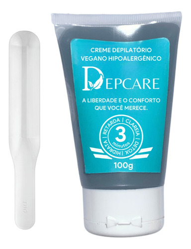 Depcare naturals creme depilatório vegano hipoalergênico 100g