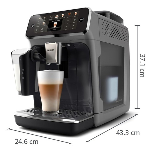 Cafetera Philips Espresso Automática Serie 5500 20 Modos Gris