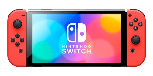 Nintendo Switch Oled Red Mario Edição Especial 64GB Vermelho / Frete Grátis!