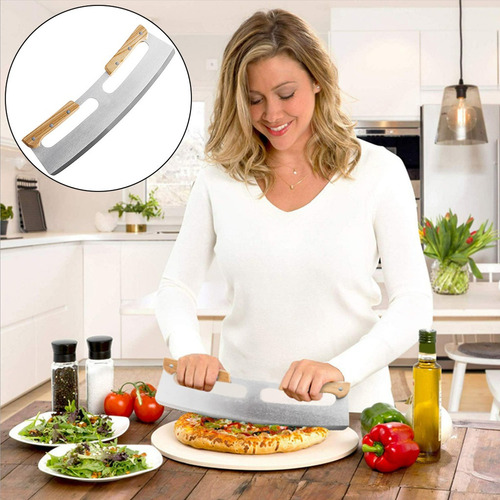 Cortador De Pizza, Cuchillo Afilado De Acero Inoxidable,