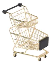 Comprar 1 Mini Carrito De Compras De Dos Niveles, Carrito De
