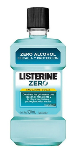 Listerine Zero Cool Mint Enjuague Bucal 500ml