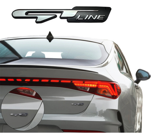 Emblema Gt Line Compatible Con Kia K3 K4 Sportage Seltos