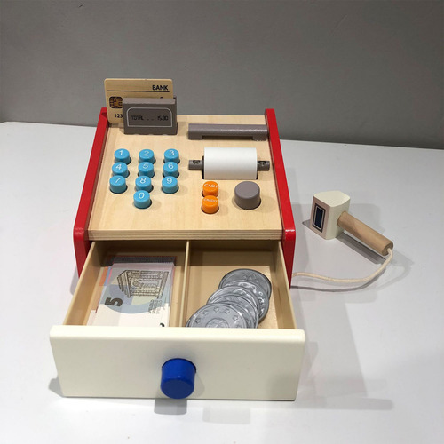 Juego De Simulación De Madera En Forma De U Con Efectivo Par