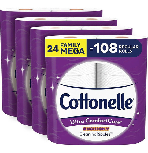 Papel Higienico Suave Cottonelle Ultra Comfortcare Con Onda