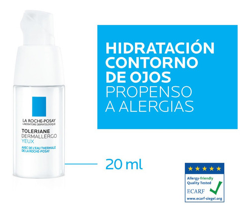 La Roche Posay Toleriane Dermallergo Ojos Crema 20ml