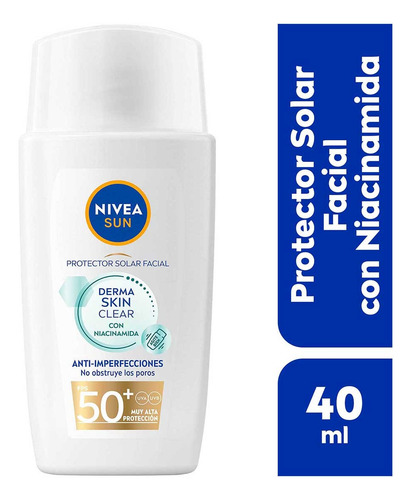 Nivea Sun Derma Skin Clear Anti Imperfecciones Fps50 40 Ml