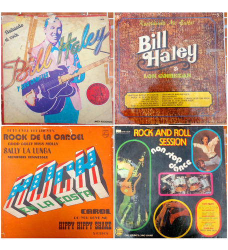 Lote Rock And Roll 5 Vinilos Lp Bill Haley Estándar