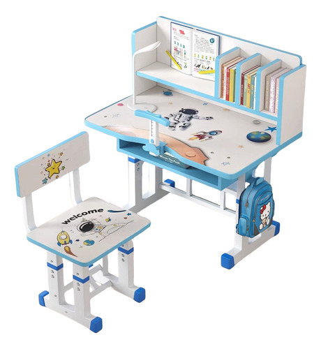 Lazydot Juego De Escritorio Y Silla Para Niños, Para El Hogar Los Niños Con Cajón Pour Enfants,escritorio De Estudio Para Niños De Altura Ajustable Escritorio De Lectura Ergonómico Con Cajón