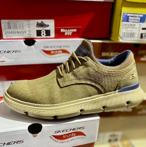 Zapatos Deportivos Skechers Garza-romano Hombre Originales