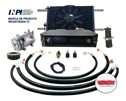 Kit De Ar Condicionado Automotivo Universal 12v Technoauto X