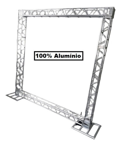 Kit Trave Box Truss R15 2,5x3m Show 100% Aluminio