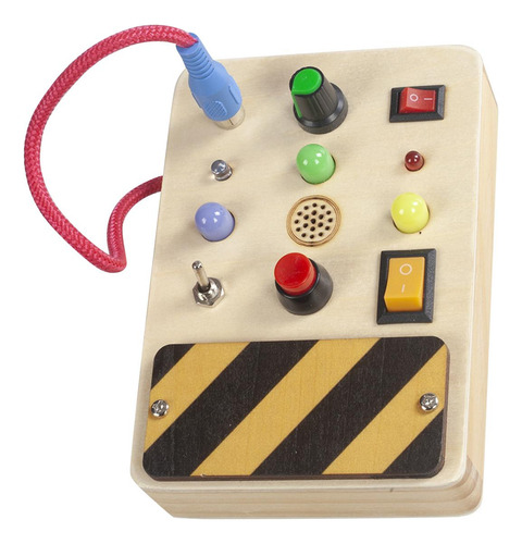 Montessori Toy Activity Board Toggle Switch Juguete Estilo B