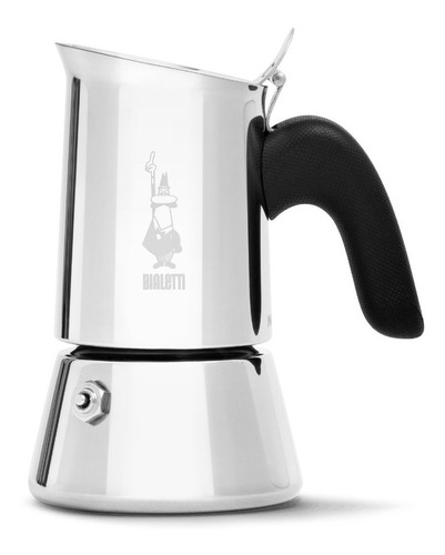 Cafetera Italiana Bialetti  10 Tazas Acero  Inducción  Venus