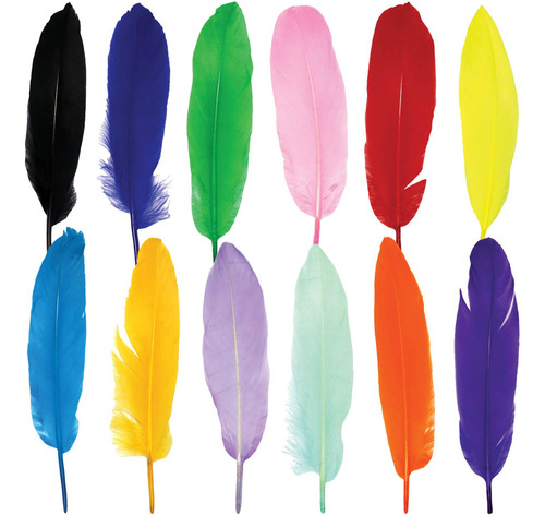 50 Plumas Colores Crearte - Mosca