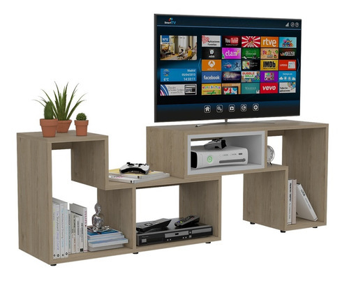 Rack Tv Extensible Zebrano Rta Beige