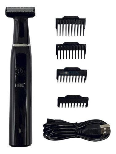 Barbeador sem fio recarregável Htc Heads Gt266 Atrix®, cor preta