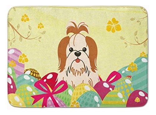 Caroline's Treasures Bb6087rug Huevos De Pascua Shih Tzu Ro