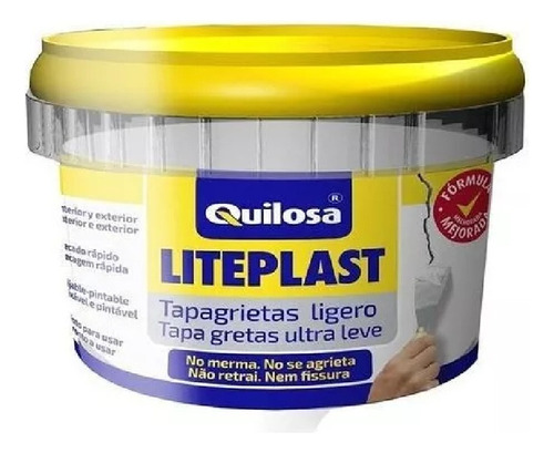 Sella Grietas Madera Yeso Muros Lite Plast Quilosa 250ml