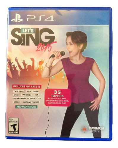 Let's Sing 2016 Game Ps4 ( Físico )