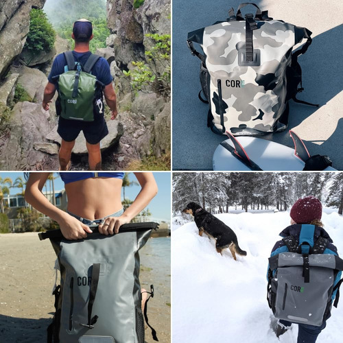 Mochila Impermeable Para Bolsa Seca Con Funda Acolchada Para