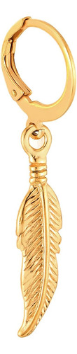 Pendientes De Aro Con Bisagras Huggie De Color Dorado De Ace