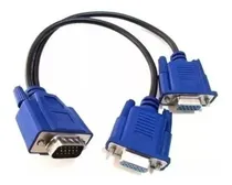 Comprar Cabo Y Duplicador Vga 1 Entrada 2 Saidas Vga Macho Femea