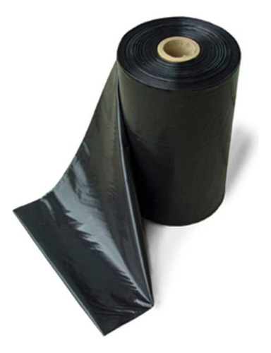 Bobina Lona Plastica Preta 4x100 - Rolo Com 13kg