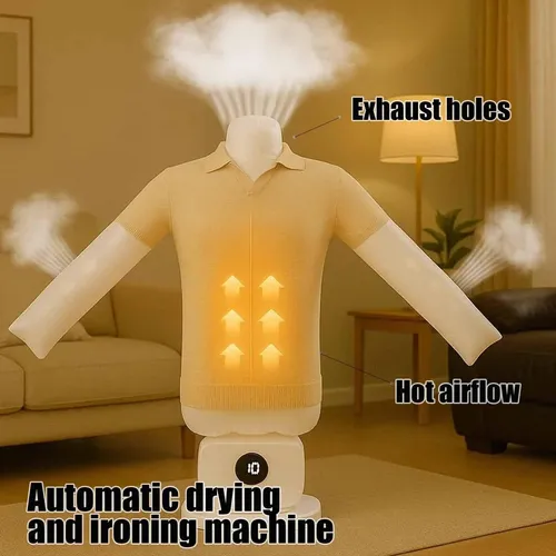 Máquina Pneumática De Passar Camisas, Rápida Em 8 Minutos