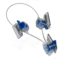 Comprar Cincho Seguridad Medidores 100 Piezas Cable Sello Foliado. Color Azul