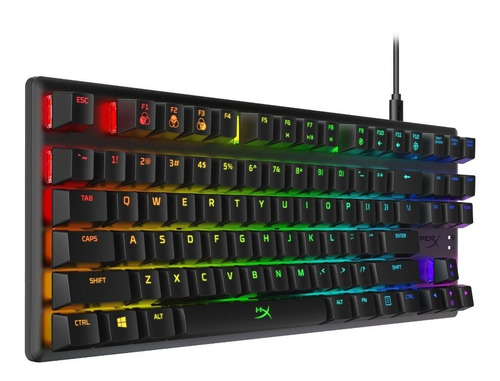 Teclado Gamer Hyperx Alloy Origins Core Rgb Ingles Red Lin