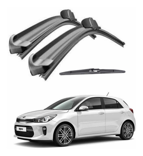 Plumas Limpiaparabrisas Flexibles Kia Rio 2013 Al 2017