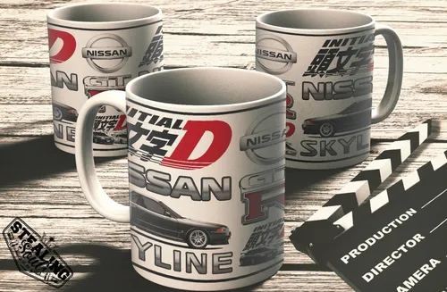 Taza Fierrera | Initial D | Nissan Skyline Bnr32 Gt-r